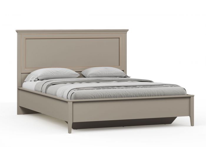 035-1Н.м. "Классик" кровать LOZ160х200 с подъемным механизмом без основания, с мягким элементом Глиняный серый