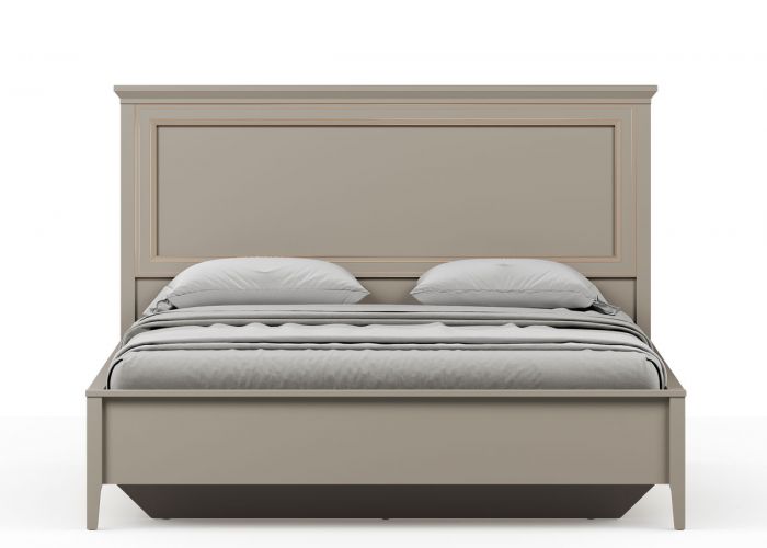 035Н.м. "Классик" кровать LOZ160х200 с подъемным механизмом с мягким элементом Глиняный серый