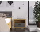Тумба прикроватная Грейс KOM1S