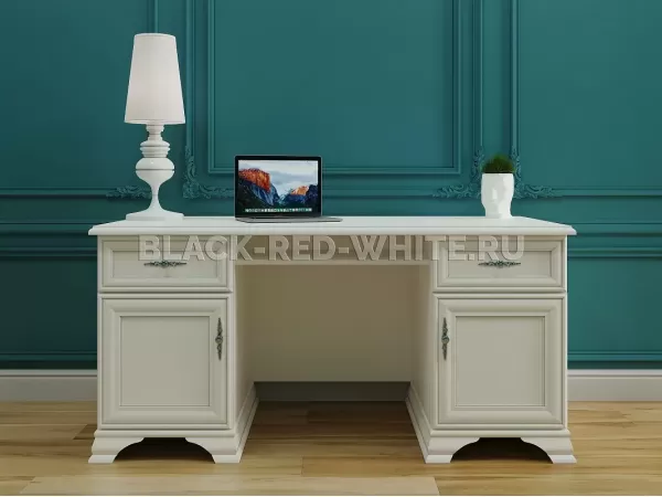 Стол письменный Кентаки BIU2D2S белый