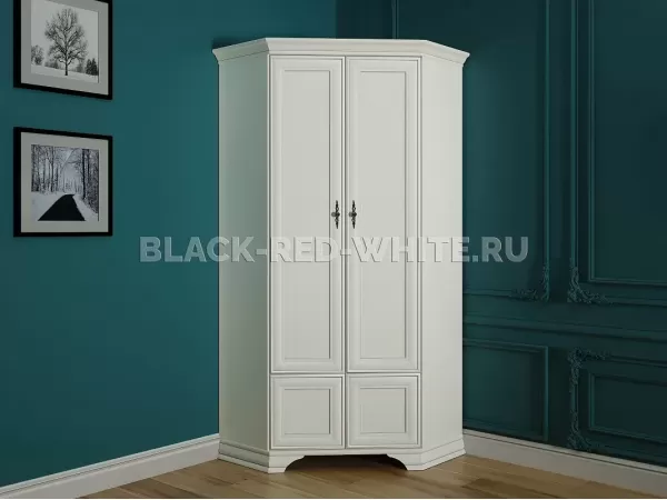 Шкаф угловой Кентаки SZFN2D белый