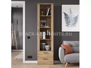 Шкаф с витриной Дорсет 1V2S