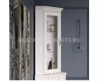 Шкаф с витриной Тиффани 1VU вудлайн кремовый