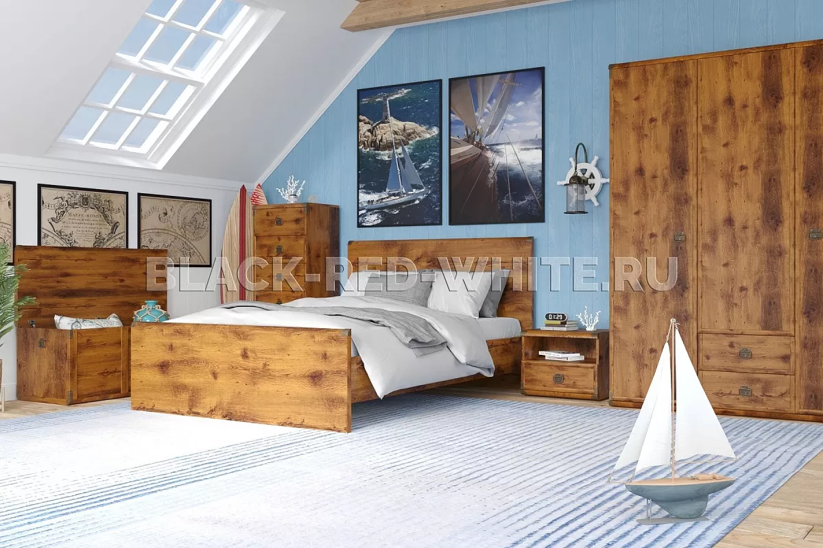 Спальня Индиана дуб