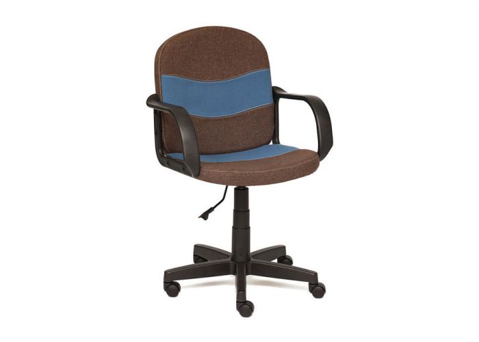 Офисное кресло Tetchair Baggi, коричневый, синий