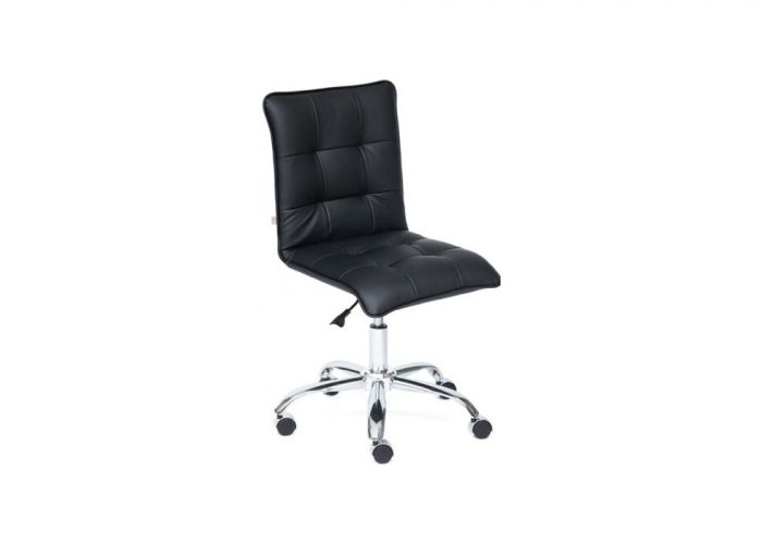 Офисное кресло Tetchair Zero, кож/зам, черный