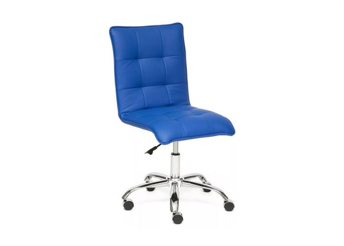 Офисное кресло Tetchair Zero, кож/зам, синий