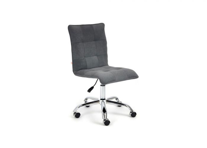 Офисное кресло Tetchair Zero, флок, серый