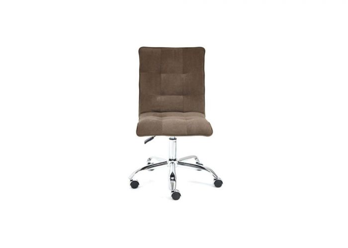 Офисное кресло Tetchair Zero, флок, коричневый