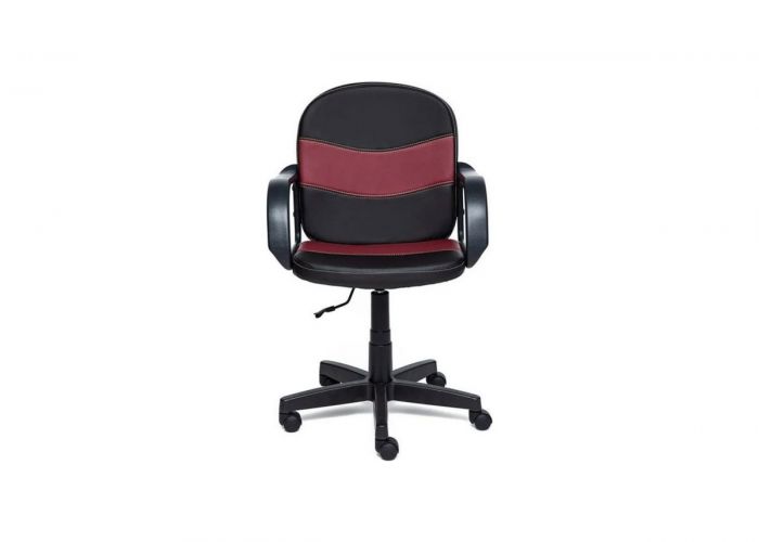 Офисное кресло Tetchair Baggi, черный, бордо